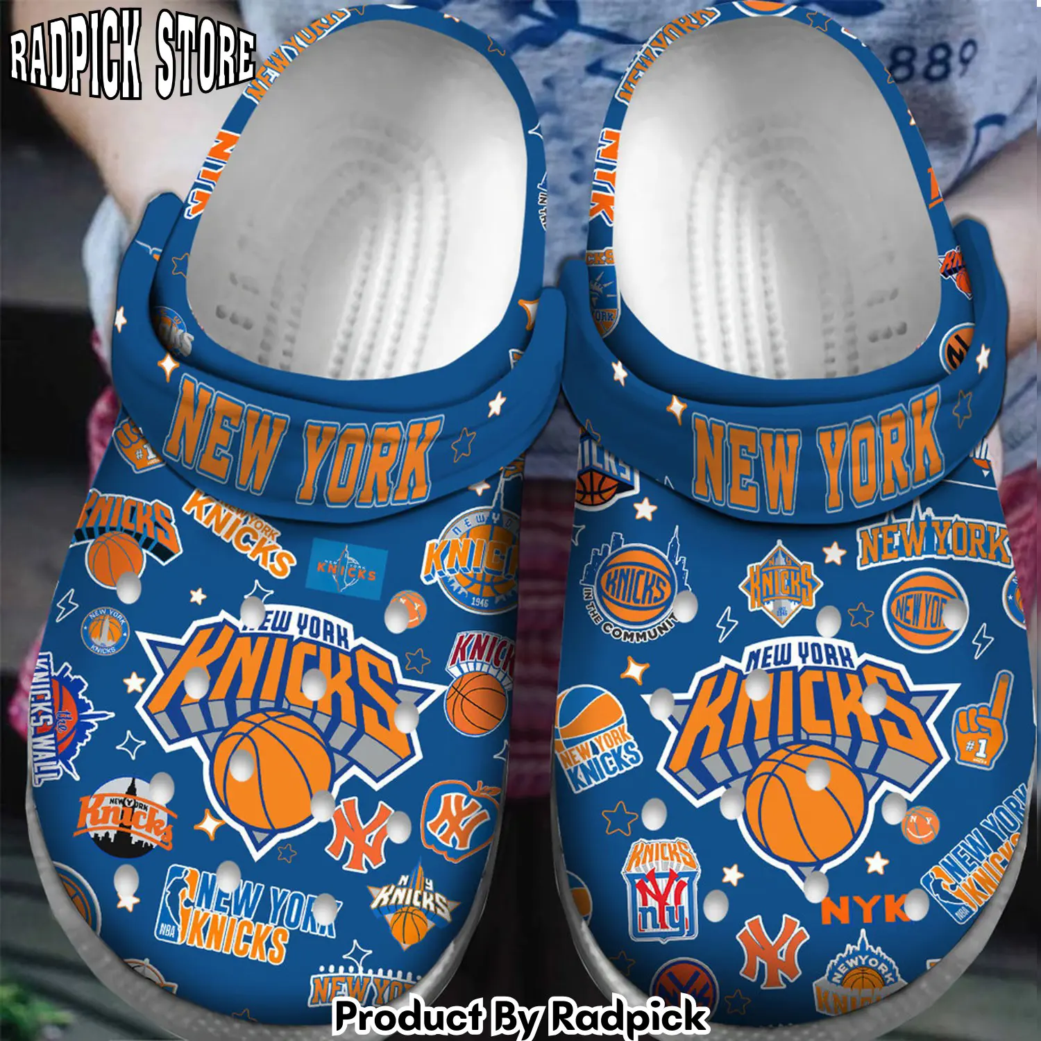 Radpick premium new york knicks nba sport clogs shoes for men women czw rp6522197